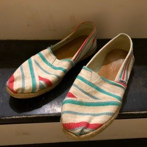 Toms Slip On Espadrille Shoes
